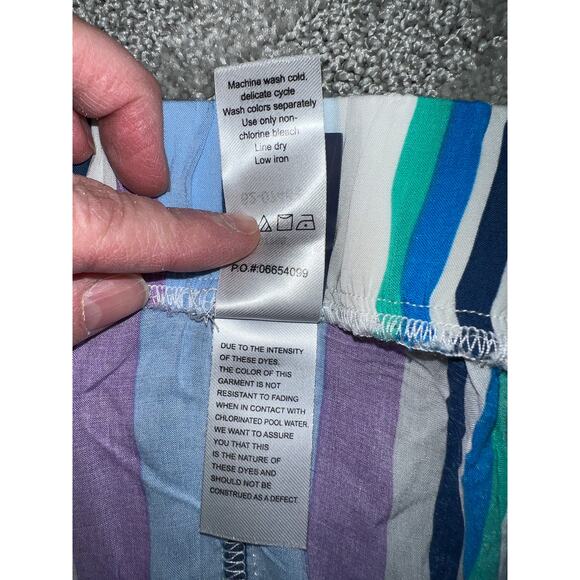 Swimsuits for All Swim Cover Up Maxi Dress Womens Large Riley Beach Striped - Picture 8 of 12